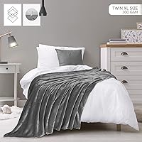 Vista 168 de Utopia Bedding - Manta de vellón de lujo, mullida, antiestática; manta de suave microfibra de 8.8 oz/yd² (300 g/m²) para cama; tamaño individual