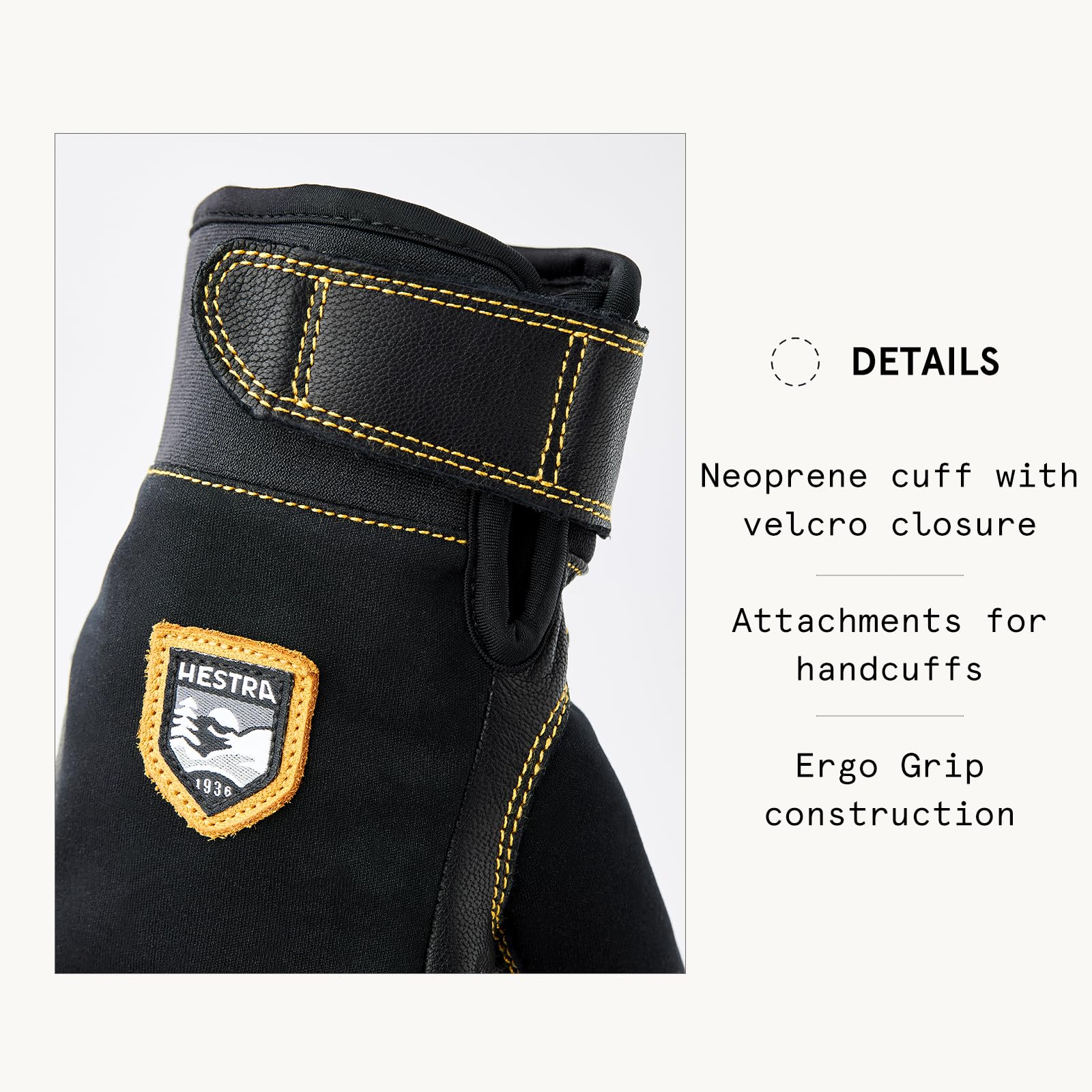 ヘストラ HESTRA ERGO GRIP ACTIVE ブラック　サイズ/9 Ergo Grip Active | Hestra Gloves