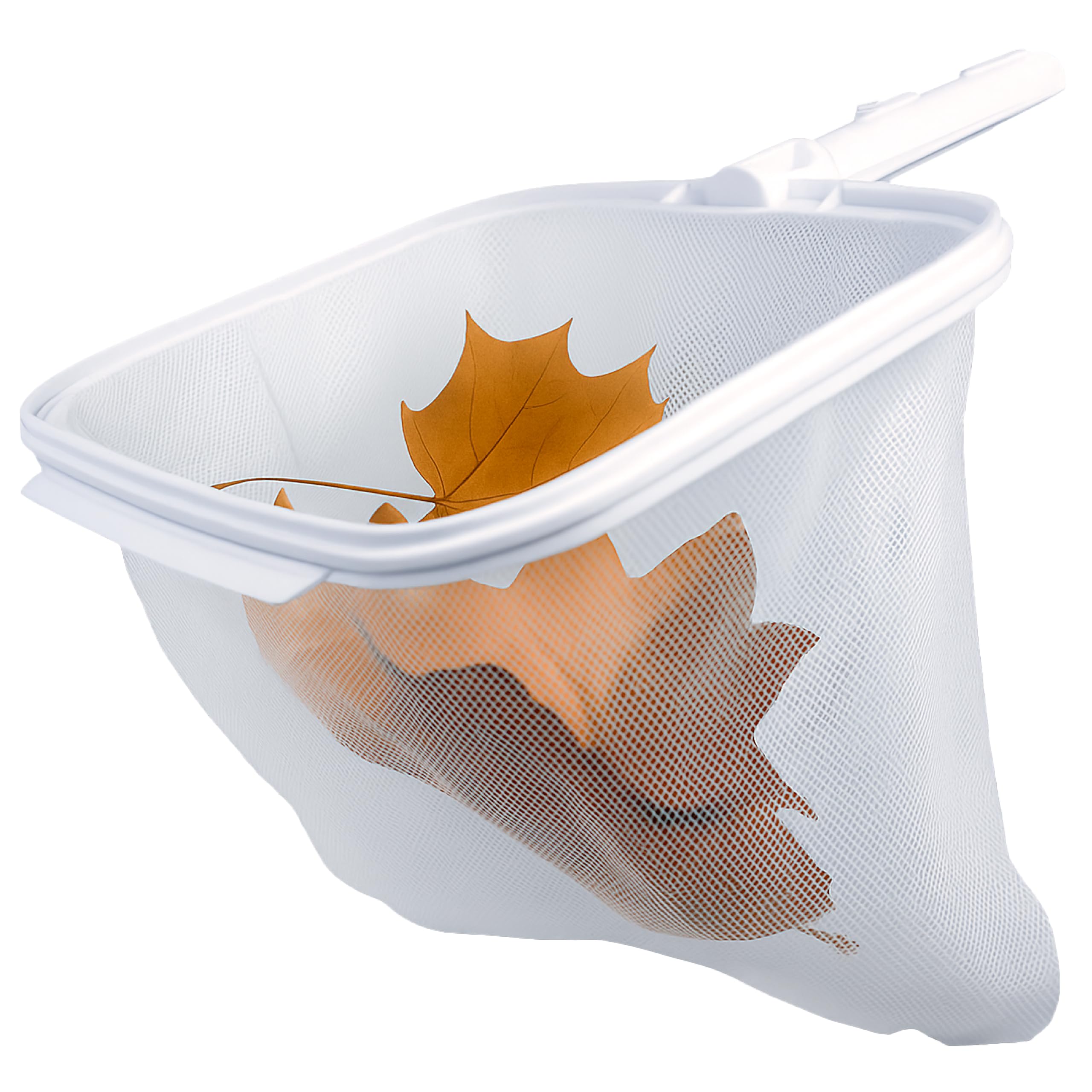 Keeper Pool Net Leaf Net Maintenance with Pole Fixing Pole Diameter 26mm and Large Bag for Swimming Pools White Durable Material