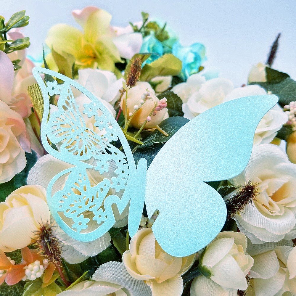 Mariposas Decorativas Tarjeta De Lugar Con Nombre De Copa De Vino De  Mariposa, Tarjetas De Asiento De Flor DIY Para Baby Shower, Decoración De  Bar Para Fita De Cumpleaños Y Boda, 50, image size:1000x1000