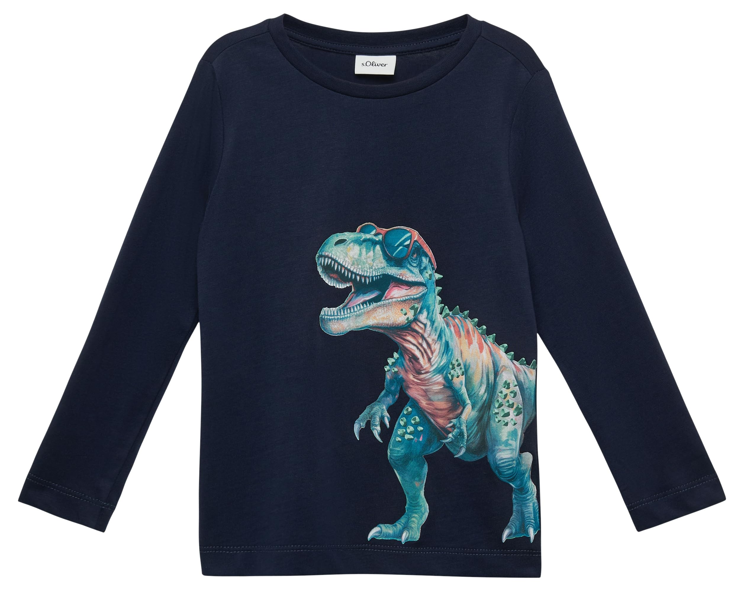 s.Oliver Longsleeve mit Fotoprint und 3D-Effekt