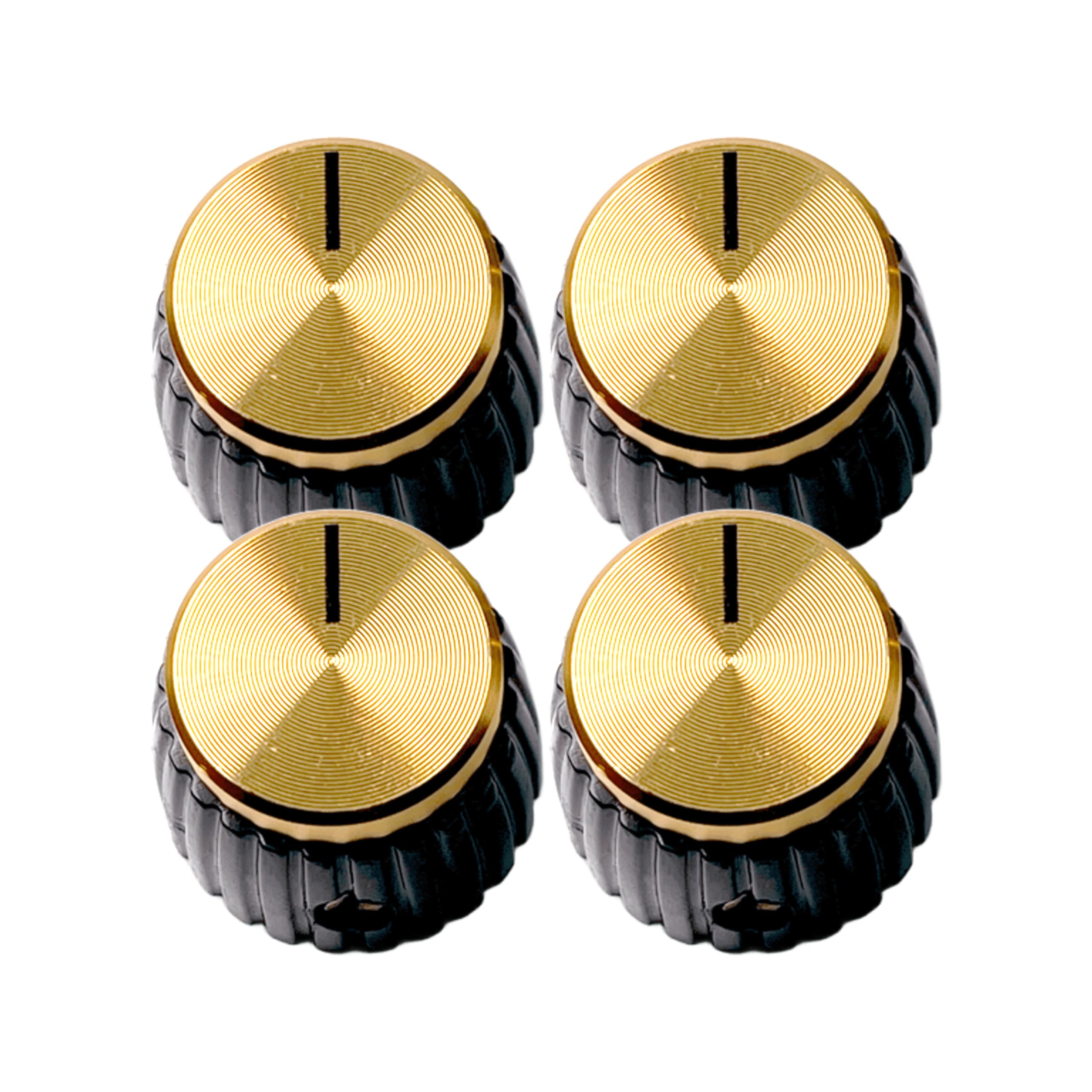 Amazon | マーシャル タイプ ゴールドトップ ノブ つまみ 4個入