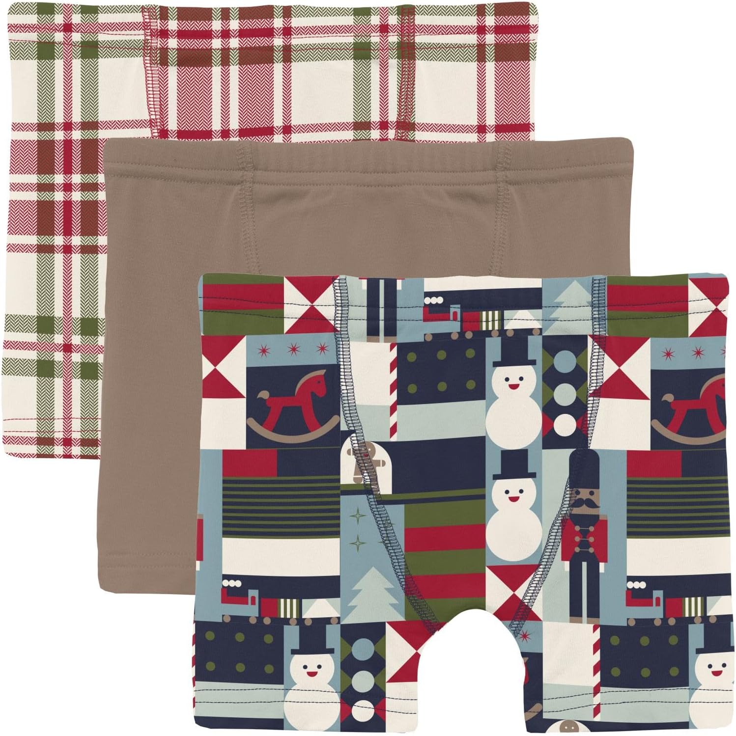 KicKee Pants Boys Boxer Briefs Set, Super Soft for All Day Comfort, Toddler to Big Kid Underwear