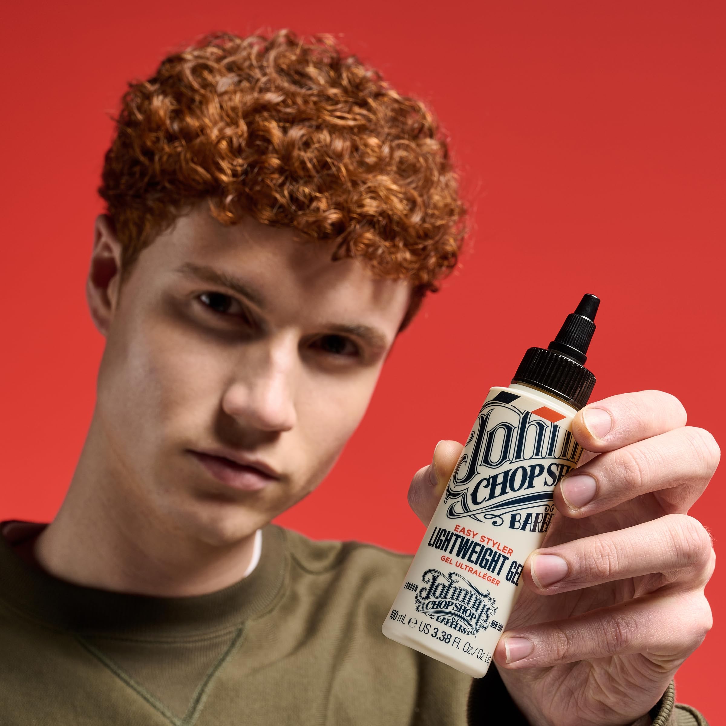 Johnny's Chop Shop - Easy Styler Lightweight Styling Gel, For Frizz, Straight or Wavy Hair, Natural Finish (100ml) - Image 3