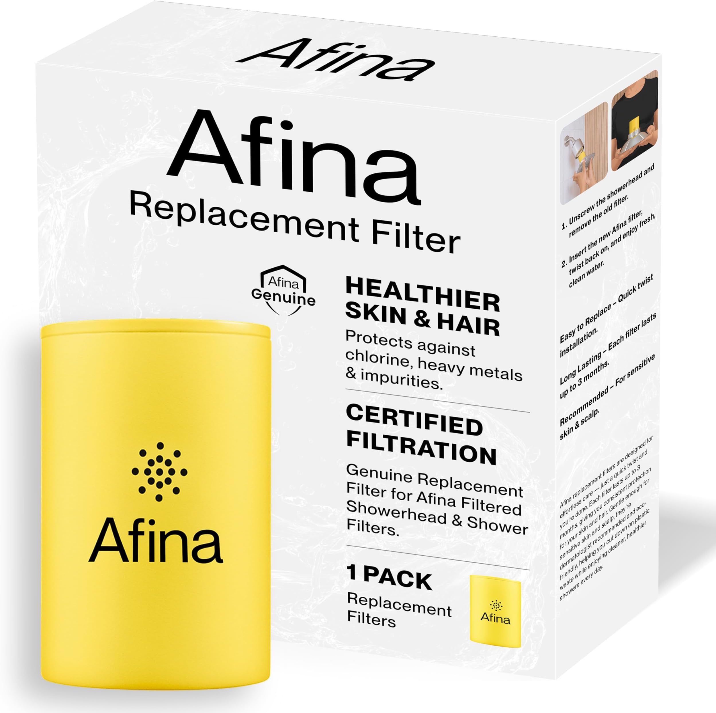 Afina AF-FL A-01 Replacement Filter, Yellow
