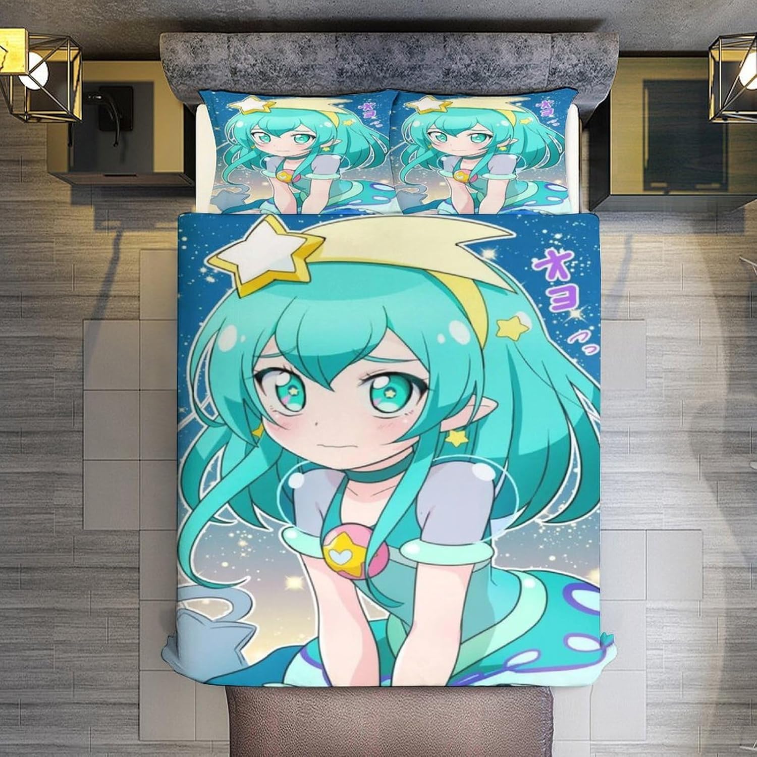 ふたりはプリキュア枕カバー布団カバーベッドソフトな肌触り速乾通気性抗菌防臭防静電快適な睡眠をサポートする四季兼用ベッド3点セット90