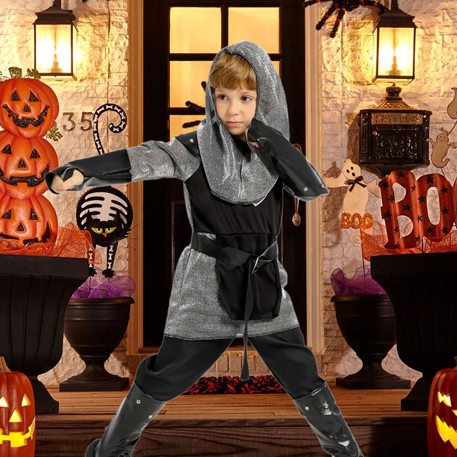Regali di costumi da cavaliere medievale, costumi di Halloween per Natale, ballo di fine anno in maschera