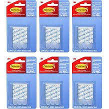 Command Medium Clear Refill Strips Removable, Clear 72 Refill Strips