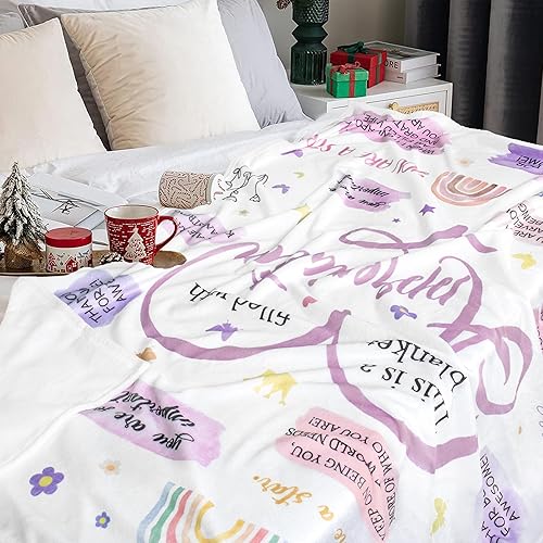 Miniatura 6 de lemzcen Manta de regalo de cumpleaños para niñas de 11 años, 60 x 50 pulgadas, regalos de cumpleaños de 11 años, regalos para niñas de 11 años,