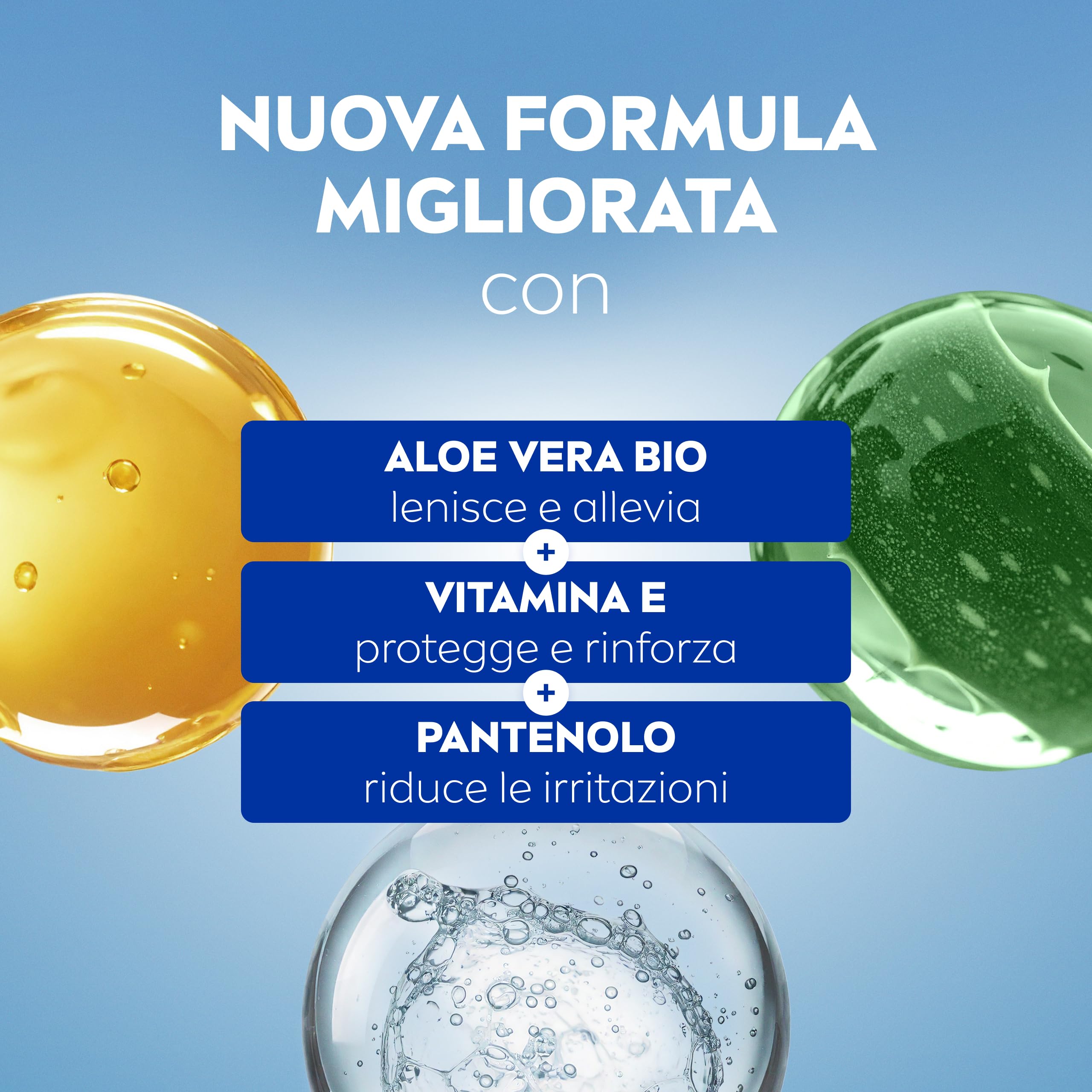 NIVEA SUN Doposole Sensitive 150 ml, Dopo sole in gel idratante, lenitivo e rinfrescante, Aftersun con Aloe Vera Bio, Vitamina E e Pantenolo, Assorbimento rapido, Senza profumo, Per pelli sensibili
