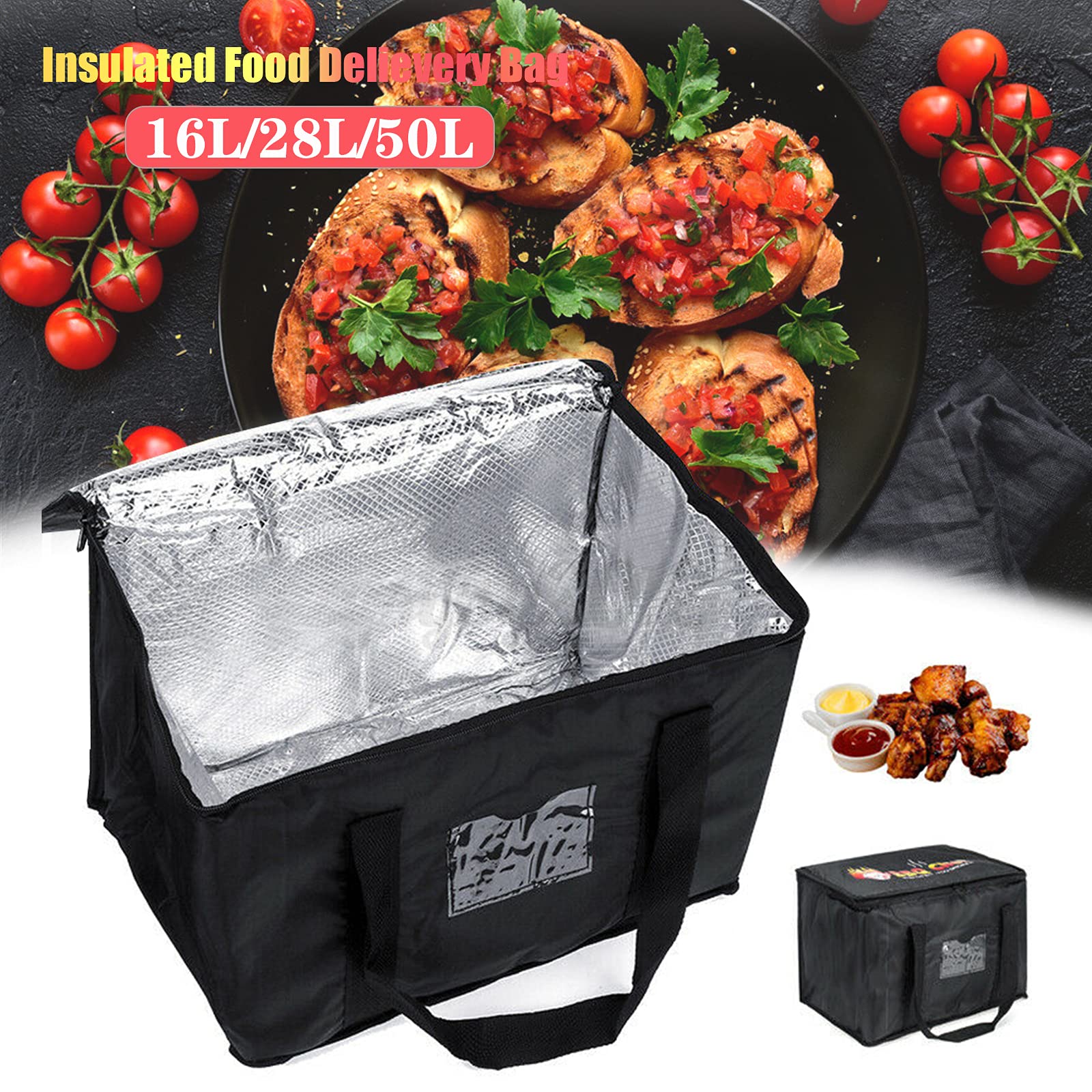 Sac De Livraison De Nourriture Chaude De Qualité Supérieure 45 L - Boîtes à Pizza, Sacs