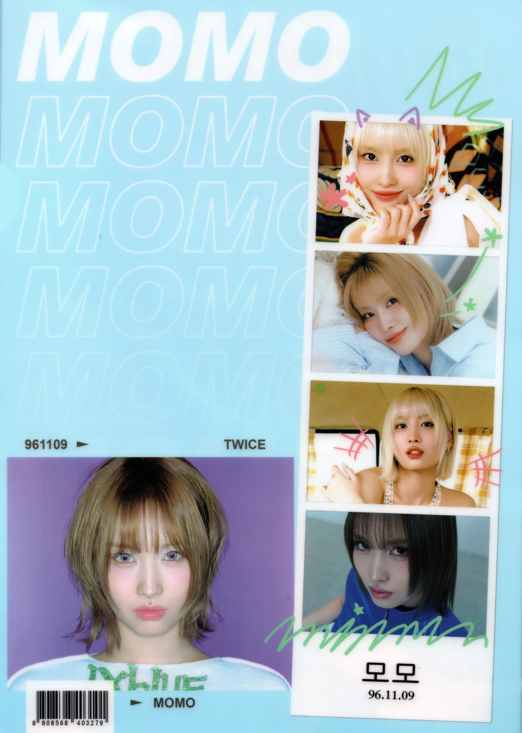 TWICE サノクフォト PAGETWO モモ まとめ売り K-POP グッズ TWICE トゥワイス MOMO モモ トレカ 風 フォト
