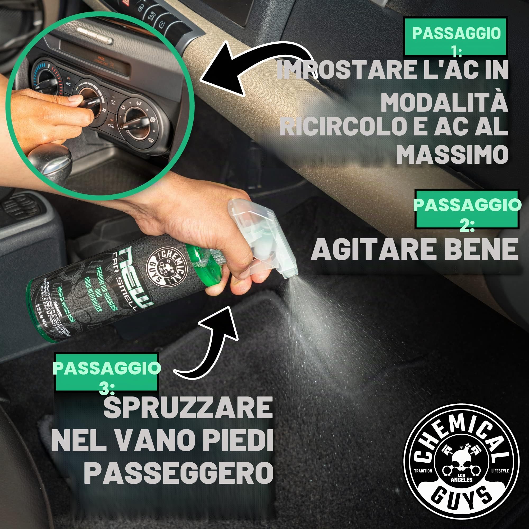 Chemical Guys (Air 101 16 Nuovo Deodorante per Auto, 473 ml