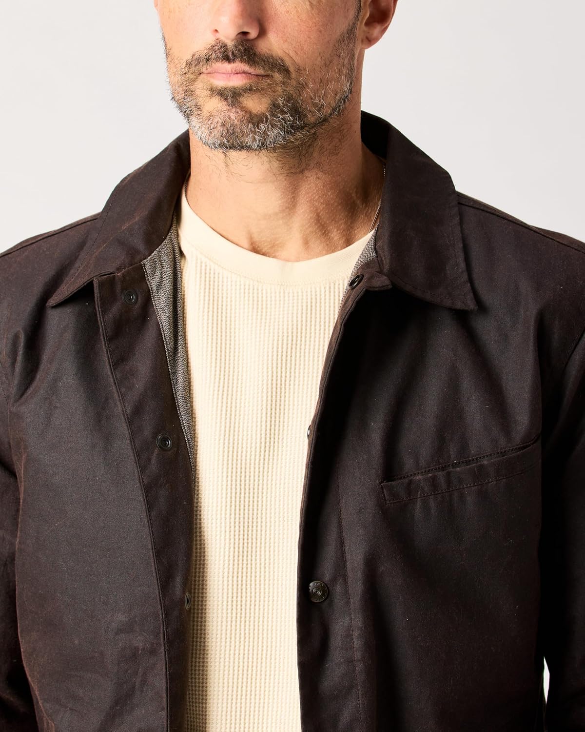 Huckberry Flint and Tinder James Waxed Snap Jacket - Image 9