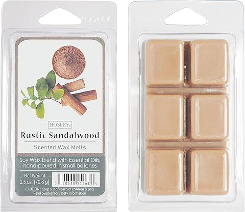 Miniatura 4 de Hosley Caribbean Breeze - Juego de 6 cubos de cera para derretir de 2.5 onzas cada uno. Cera vertida a mano con aceites esenciales. Ideal para