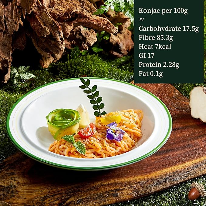 YUHO Fideos Orgánicos Konjac Shirataki Spaghetti Pack de 8 miniatura 5