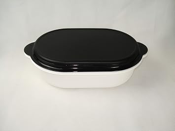 Tupperware Super Servierstar Container with Breakfast 4 Litre Black Lid