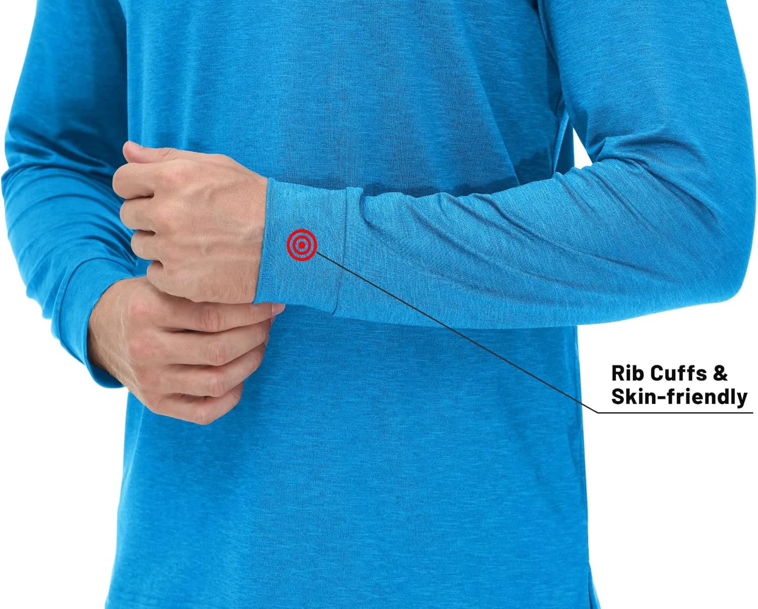 Miniatura 5 de MAGCOMSEN Polo de manga larga para hombre, con cuello de 3 botones, de secado rápido, rendimiento y golf, polo