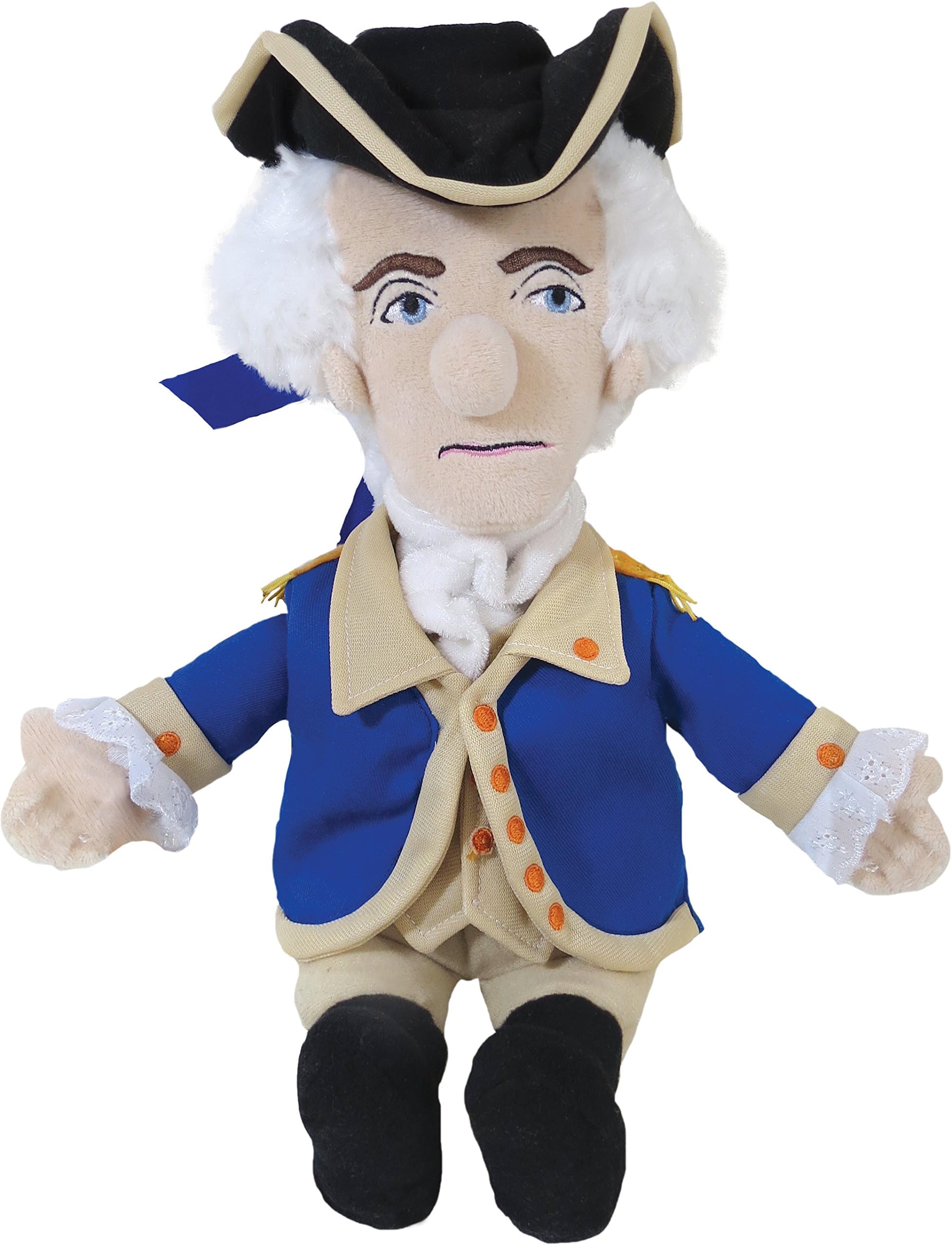 George Washington Doll - 12" Soft Stuffed Plush Little Thinker