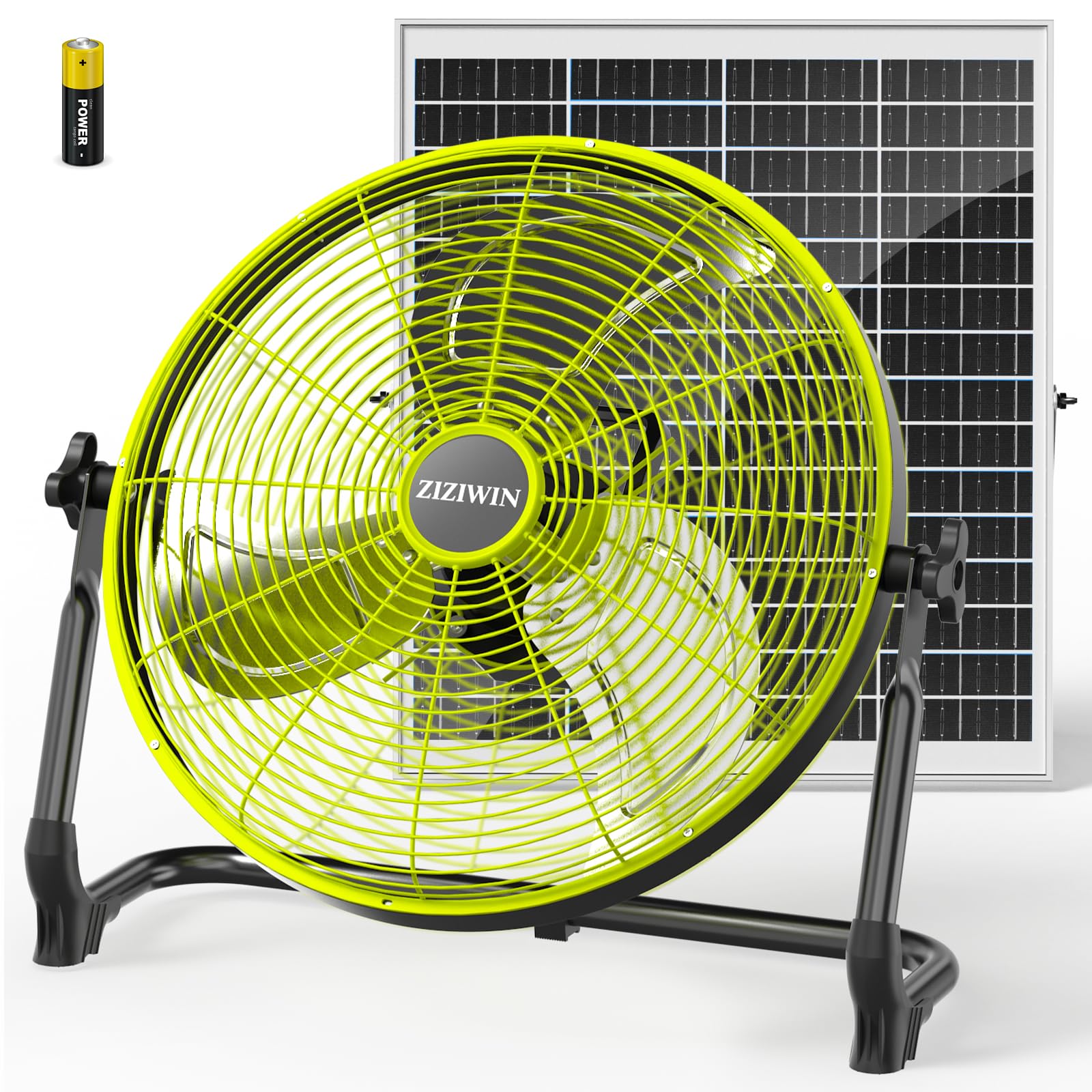 ZIZIWIN 14 Solar Fan