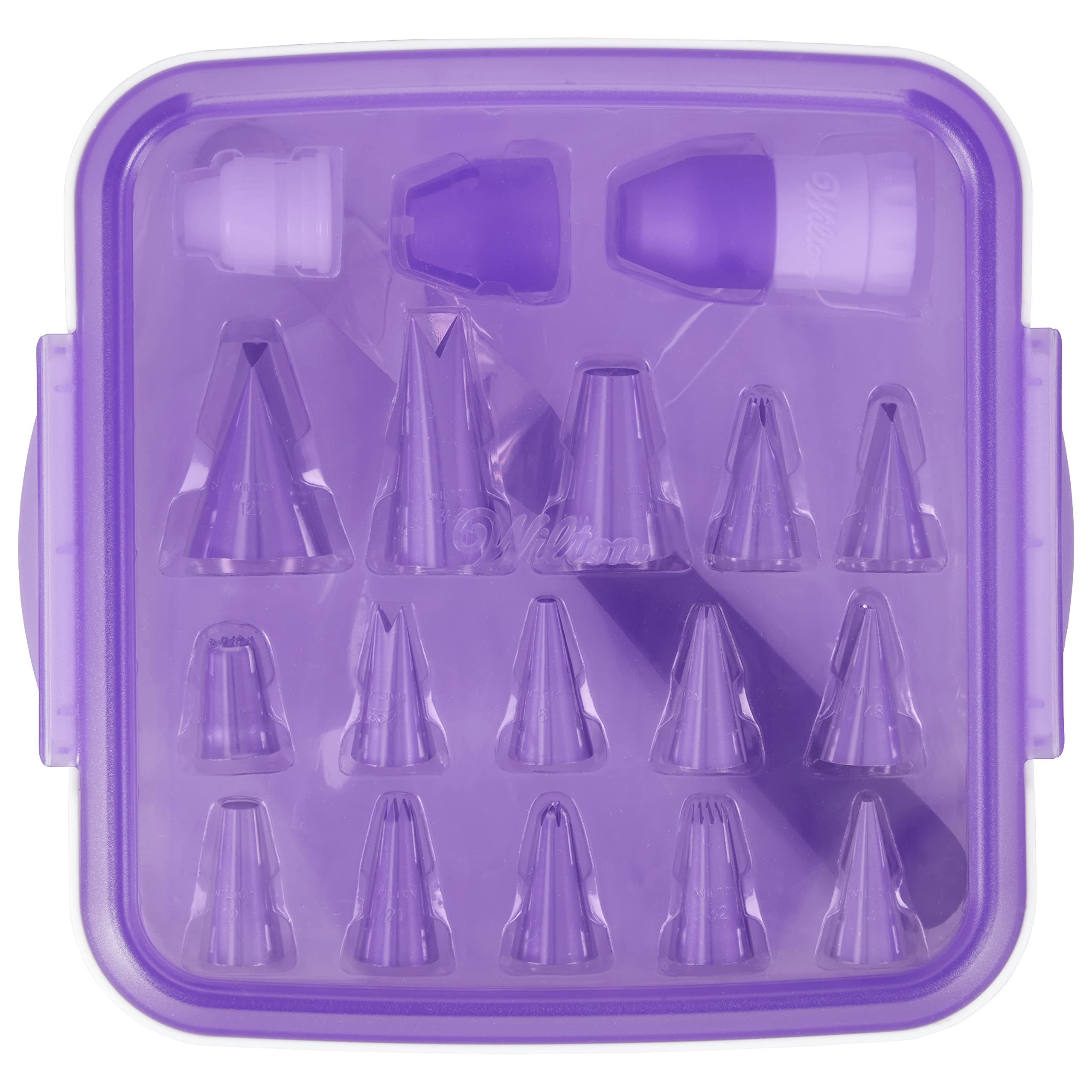 Wilton Frosting Piping Kit, Cupcake Decorating Kit Tips Easy To Store And Organize In The Box, Cake Decorating Supplies, 33-Piece - Image 4