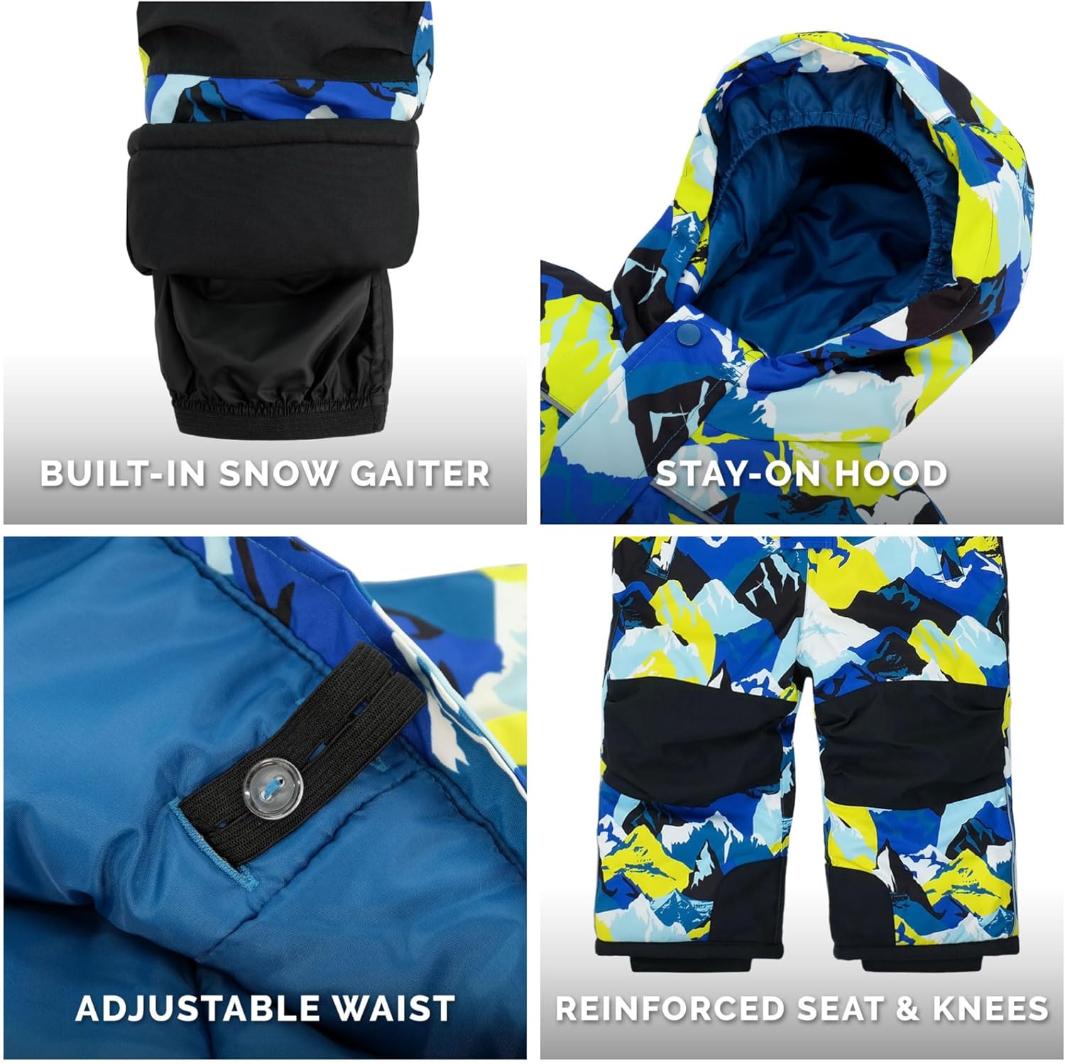 JAN & JUL Waterproof Insulated Snow Suit for Toddlers and Kids