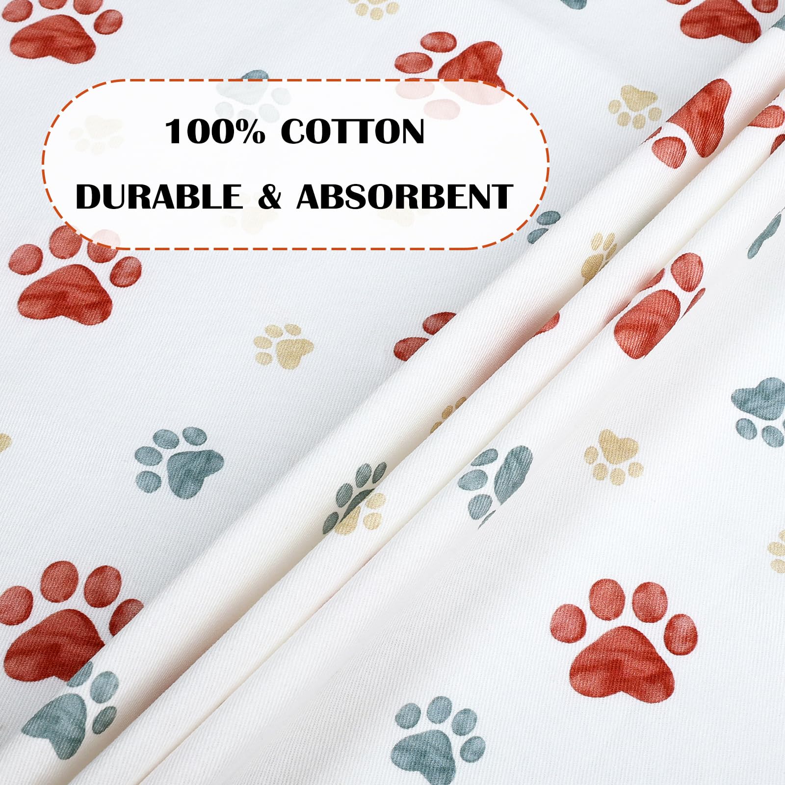 Strofinacci Da Cucina Cotone Set Di 4, Panni Da Cucina In 100% Cotone Multiuso Morbidi E Assorbenti Strofinacci Canovaccio Cucina Strofinacci Da Bar(48 x 70CM, Gatto Dei Cartoni Animati)