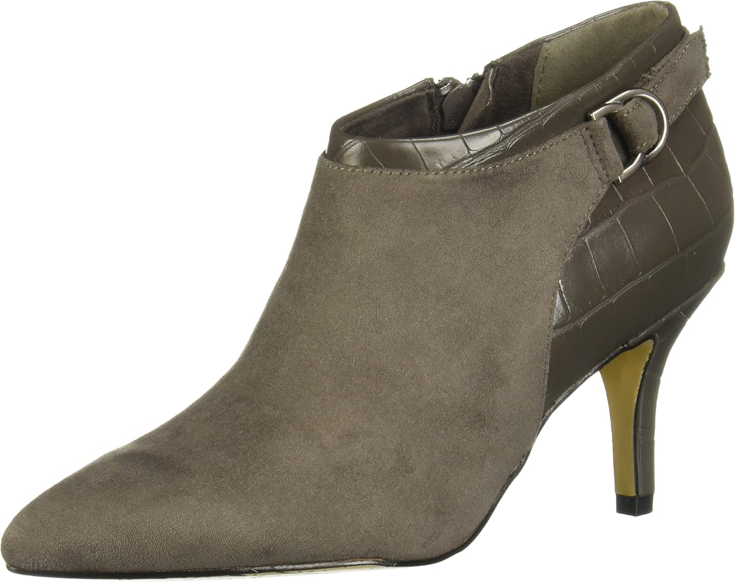 Bella Vita Women's Fashion Boot, Grey Suede, 7.5 Narrow