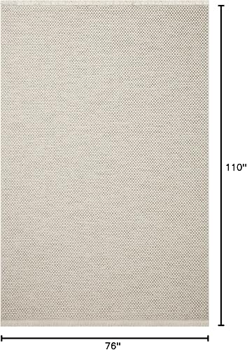 Miniatura 58 de Loloi Amber Lewis Malibu Collection MAB-02 - Alfombra de área de 6 pies 4 pulgadas x 9 pies 2 pulgadas, marfil/multicolor