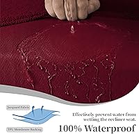 Vista 54 de Fundas 100% impermeables para sofá reclinable seccional, fundas para sofá reclinable en forma de L, funda para sofá seccional de esquina