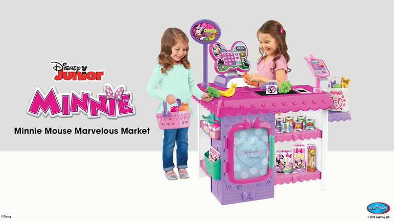 Amazon.com: Disney Junior Minnie Mouse Marvelous Market, Pretend
