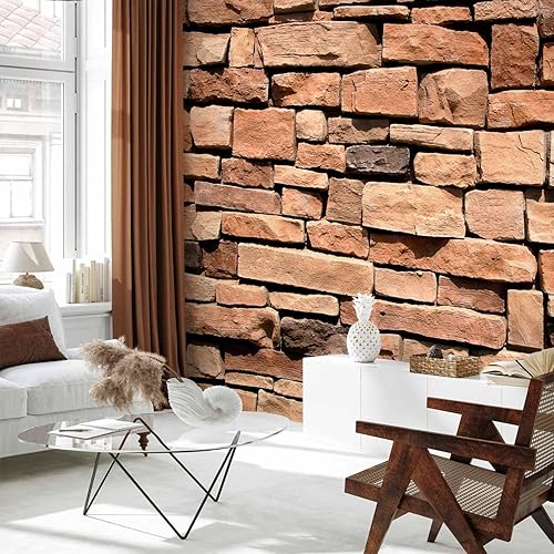 Miniatura 2 de artgeist Mural de pared premium ladrillos sintéticos, 157 x 122 pulgadas, mural de pared no tejido, impresión de vellón, diseño de imagen,