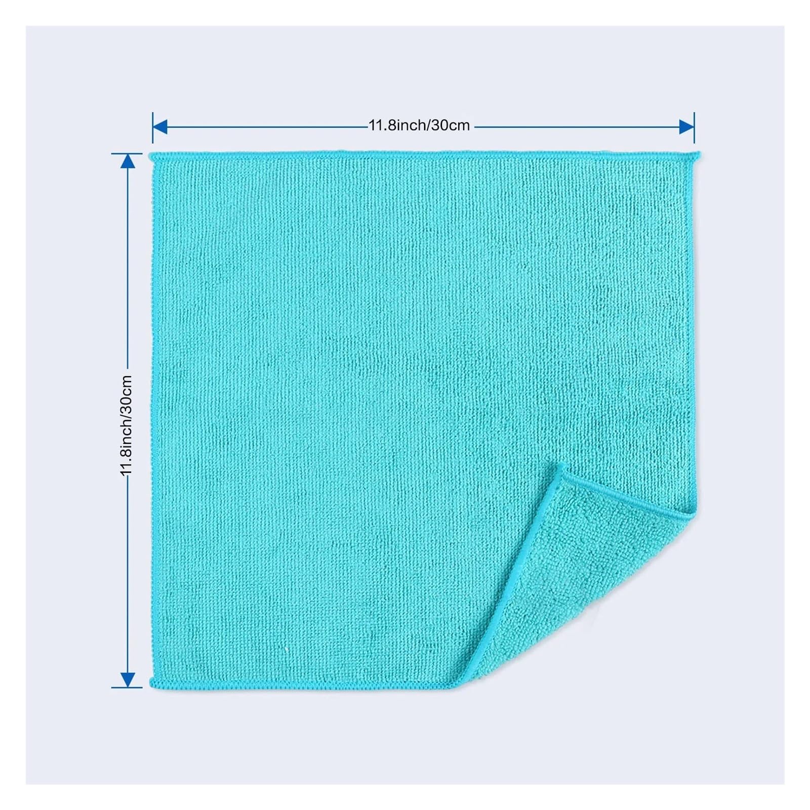 10er/20er/30er-Packung 30x30cm Reinigungstücher in 4, gemischte Farbkombinationen, Geschirrtücher-Sets(Set of 30-Multicolor)