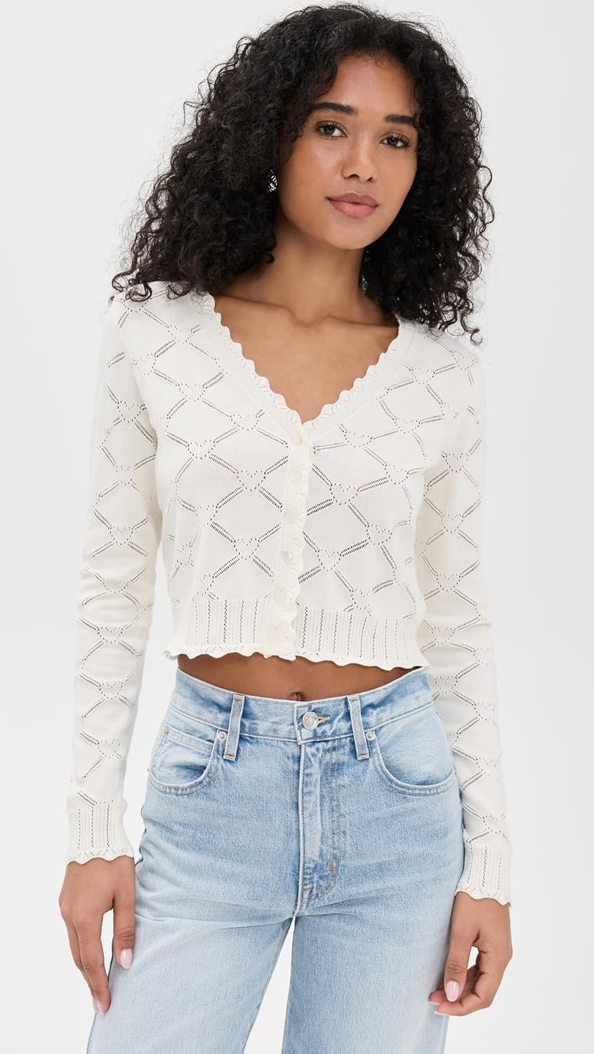 LOVESHACKFANCY Women's Petra Cardigan - Image 2