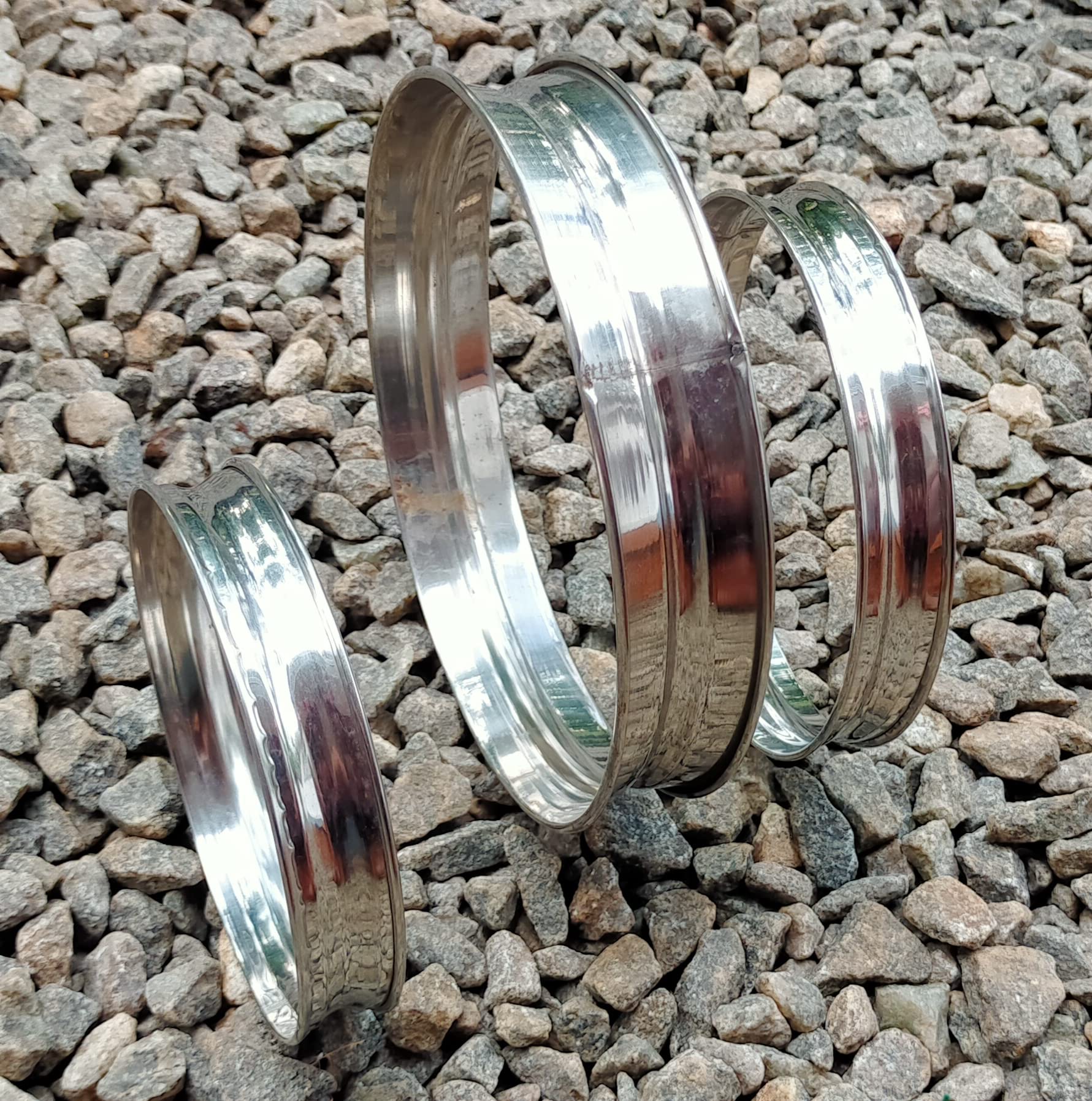 Stainless Steel Patila Ring Set - Heat Protection -8