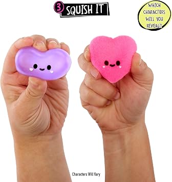 Fluffie Stuffiez Jelly Bean & Gummy Bear Minis Collectible Feature - Surprise Reveal Unboxing Soft and Squishable Tactile Play Fidget DIY