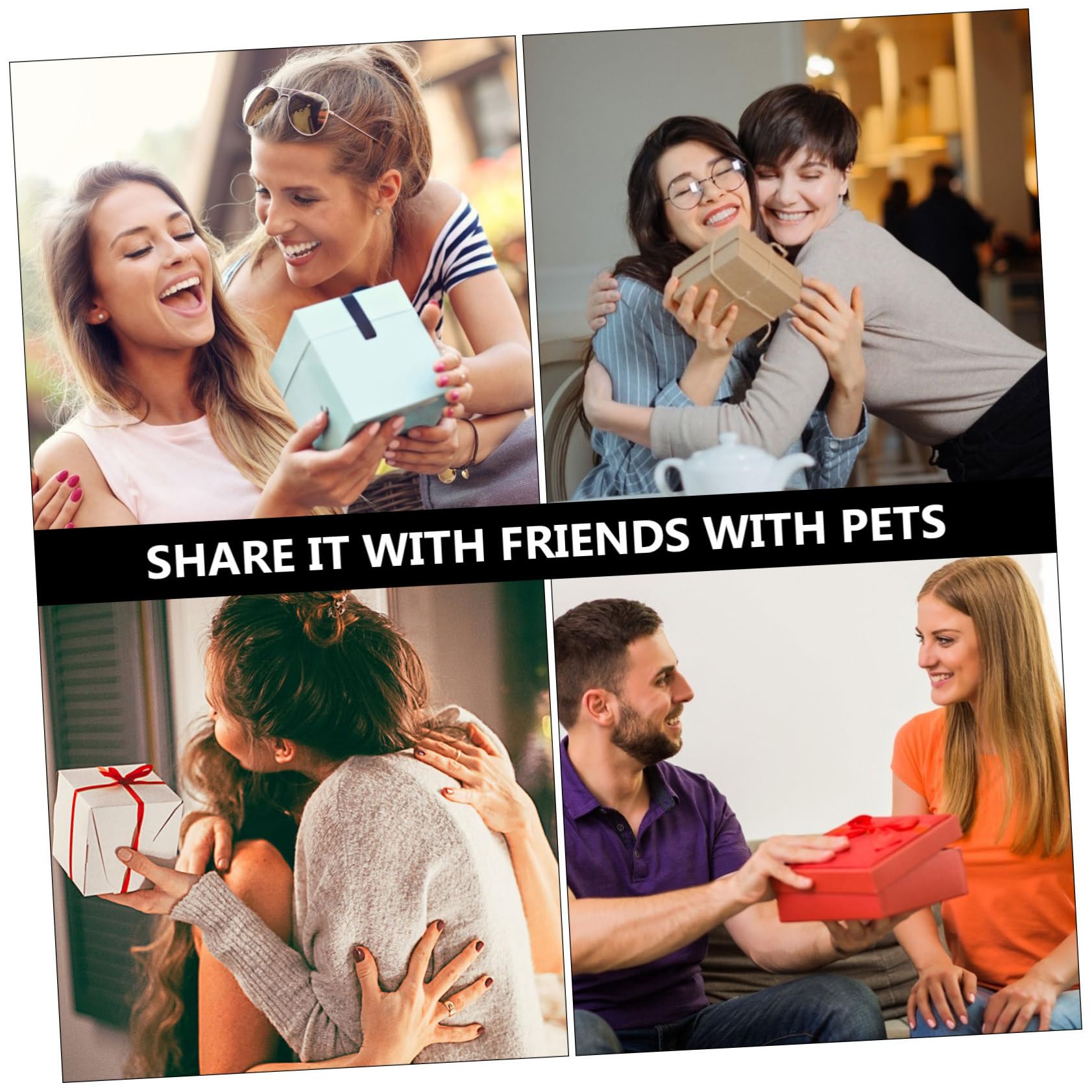 BESPORTBLE Contenitore Per Cibo Per Gatti Secchio Per Snack Per Cani Comodo Contenitore Per Snack Per Gatti Per Cibo Per Cani Con Paletta Resistente e Durevole