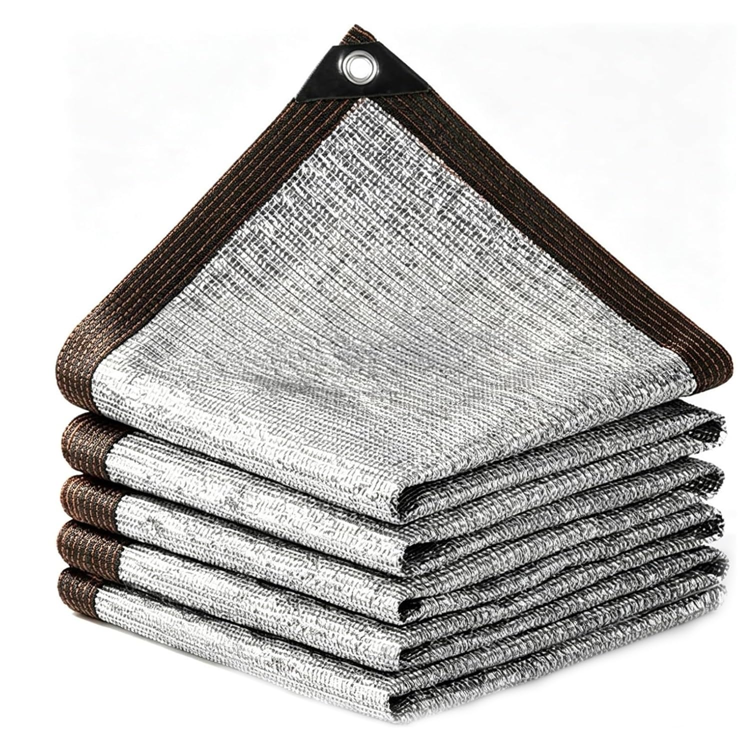 Toile d'ombrage en aluminium réfléchissante 99% - Filet de jardin occultant anti-UV 5x20m