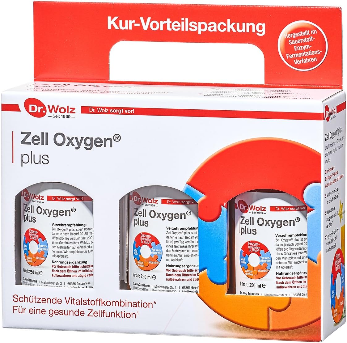 Zell Oxygen Plus Triple Pack (3x250ml)