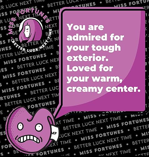 Miniatura 7 de Miss Fortunes Funny Fortune Cookies The Dirty Dozen muestra tu sabor cuestionable rojo 12 unidades paquete de 1
