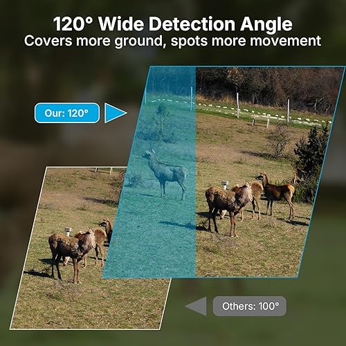 Miniatura 6 de Cámara P200 Trail WiFi Bluetooth, cámara de juego con 48MP 1296p, visión nocturna de 100 pies, aplicación de teléfono celular, velocidad de disparo