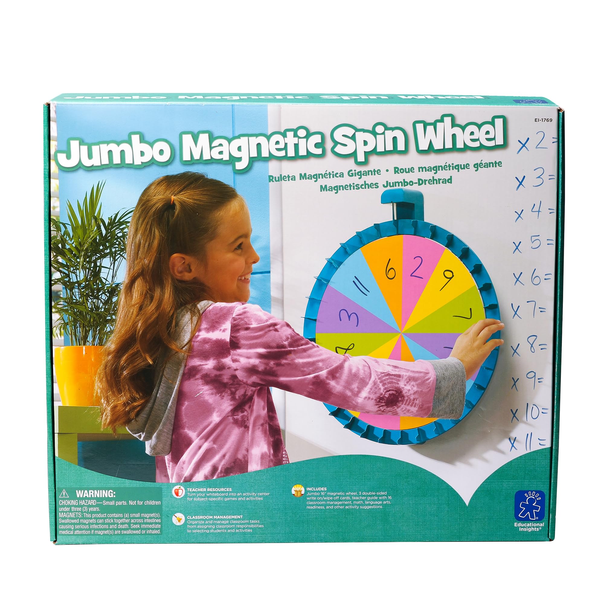 Educational Insights Jumbo Magnetic Spinner MultiColor (1769)