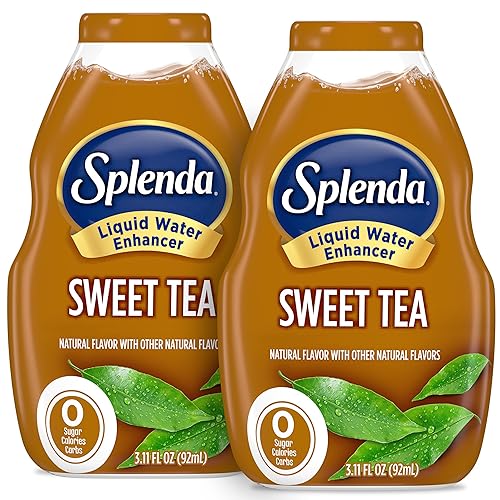 SPLENDA Gotas potenciadoras de agua líquidas, sin azúcar, cero calorías, sabor natural, mezcla de bebidas concentradas, 3.11 onzas líquidas cada