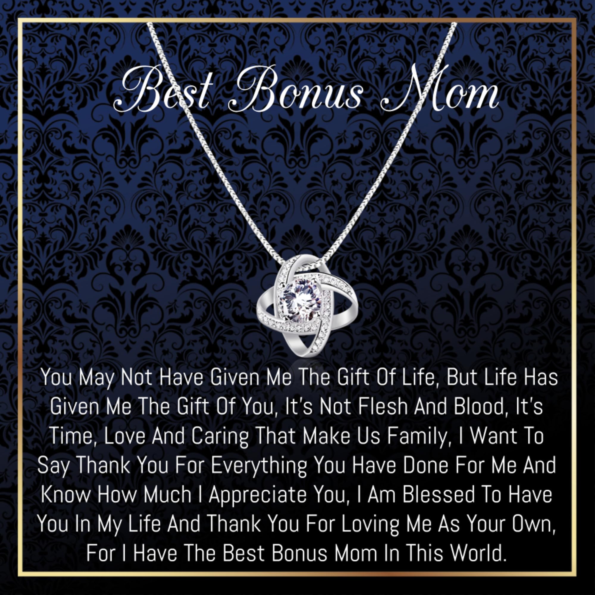 Step Mom Birthday Necklace