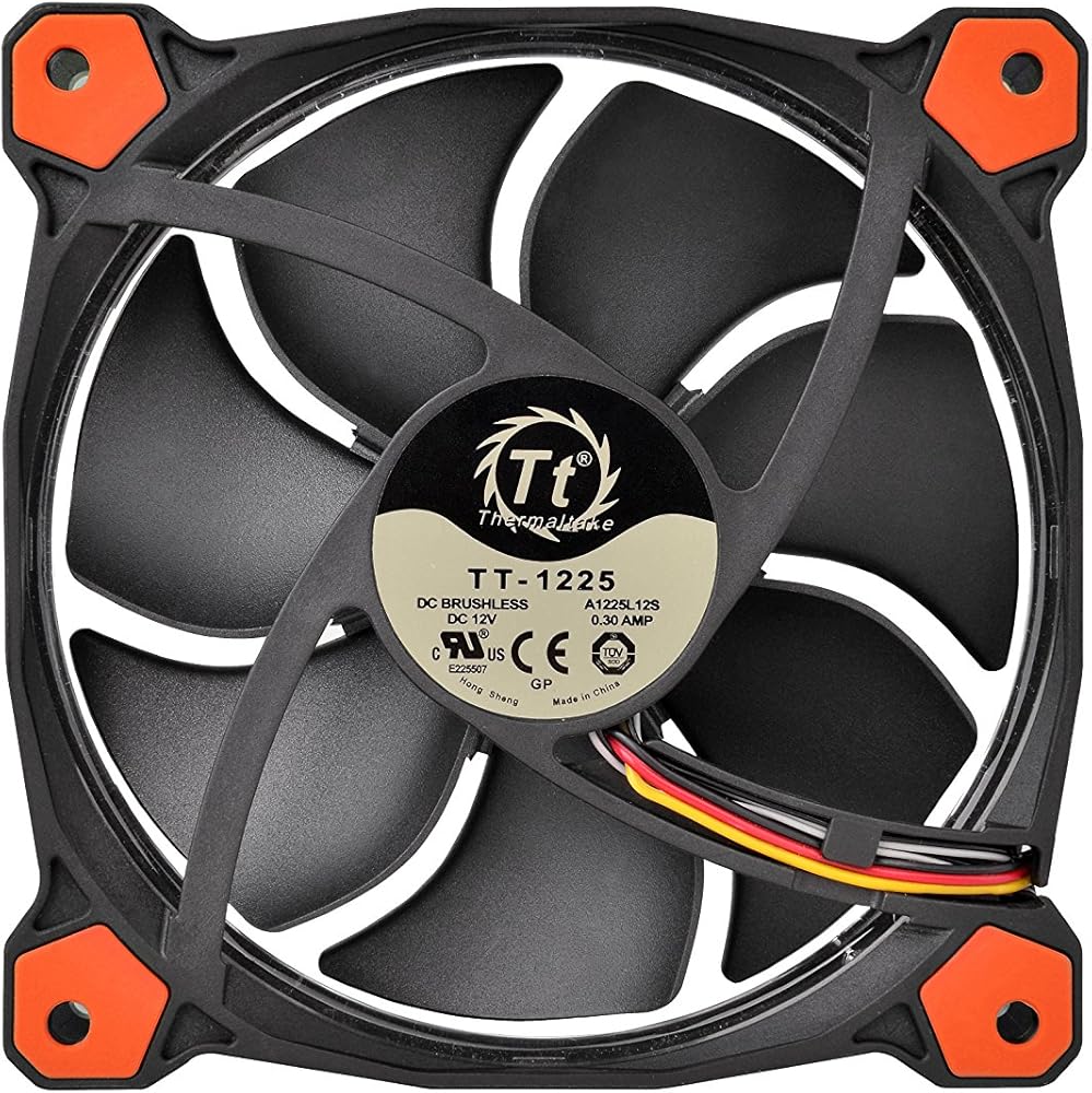 Thermaltake Ring 14 High Static Pressure 140mm Circular Ring Case/Radiator Fan with Anti-Vibration Mounting System Cooling thumbnail 3