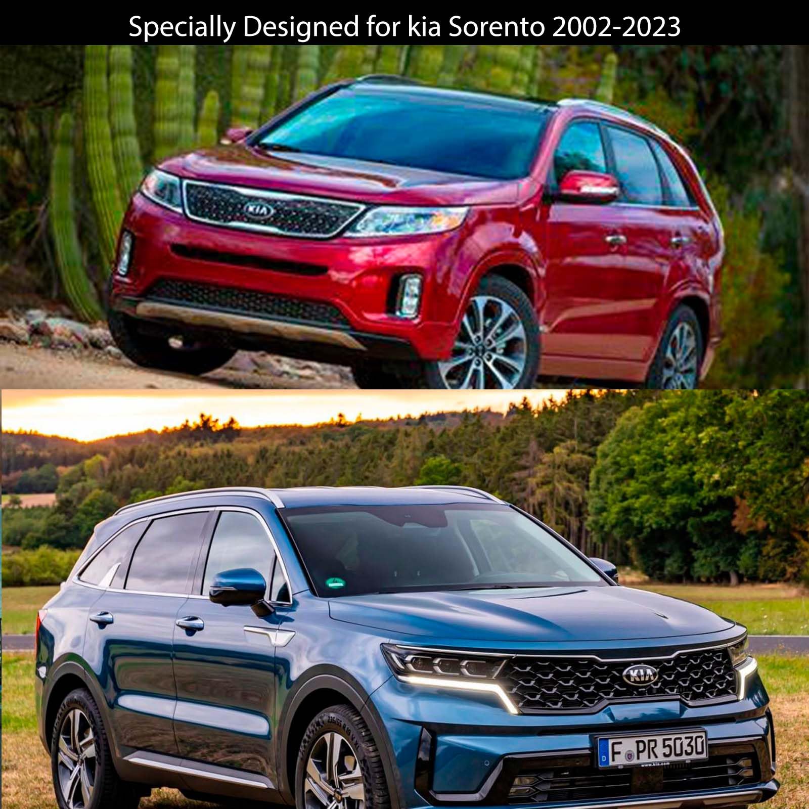 AROJAK for Kia Sorento 2002-2025 Car Cover Sun Rain UV Dust Snow Protection Outdoor Cover Waterproof 210D All — view 7