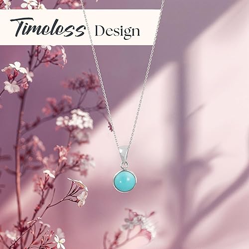 Miniatura 21 de 14K White Gold Gemstone Necklace for Women - Birthstone Jewelry - Teardrop Solid Gold Pendant for Brides WITH Sterling Silver Chain - Elegant