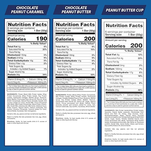 Vista 42 de Pure Protein Barra de proteína, 6 barras de 1.76 oz, mantequilla de maní y chocolate