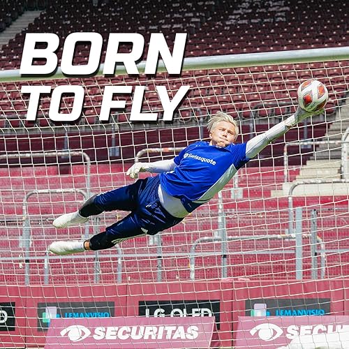 Miniatura 3 de GRIPMODE Air Whiteout FT - Guantes de portero para adultos y niños con forro de látex Griptec, adecuados para todo tipo de clima, protección para