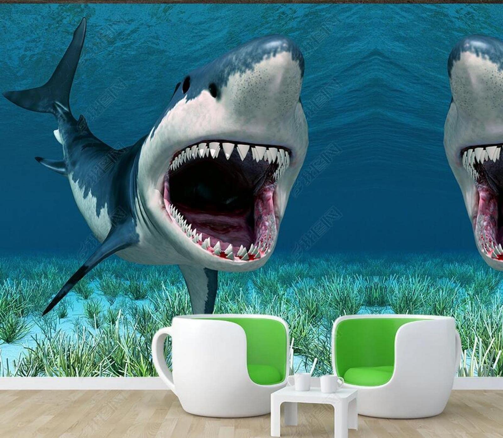 Pochoir De Requin Imprimable Impression Pour Restaurants, Bars Et